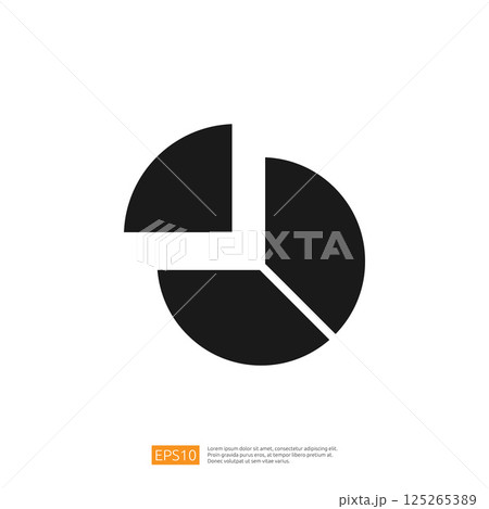 Data Analytics Chart Icon Representing Business Growth and Performance Metrics for Strategic Decision Making 125265389