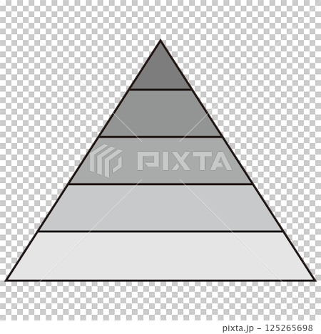 灰色五層金字塔 125265698
