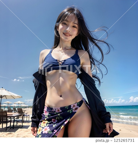 南国リゾートでビキニ 南国リゾートでビキニ 125265731