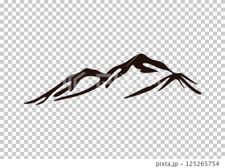 手繪山脈 125265754