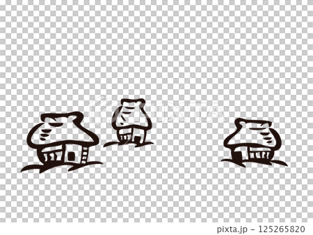 茅草屋頂的房子 125265820