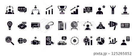 Business Team Collaboration in Meeting Room Discussing Strategies with Iconic Visuals and Data Charts in Office Environment Business Team Collaboration in Meeting Room Discussing Strategies with Iconic Visuals and Data Charts in Office Environment 125265852