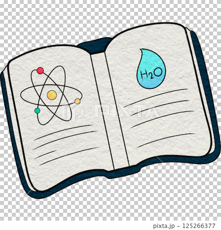 The illustration of a science book The illustration of a science book 125266377