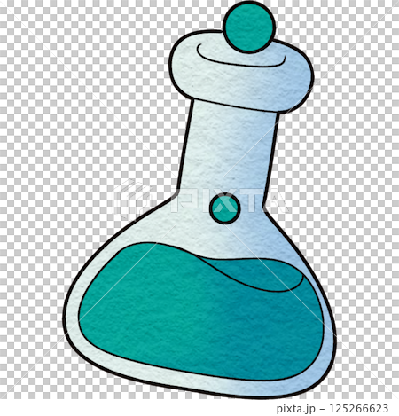 The illustration of a conical flask The illustration of a conical flask 125266623
