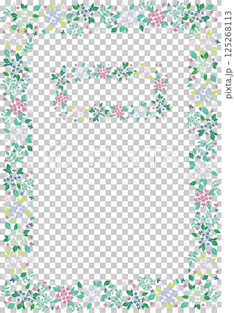 繡球花框架3垂直 125268113