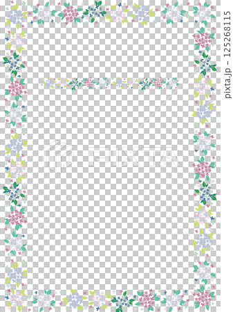 繡球花框架 4 垂直 125268115