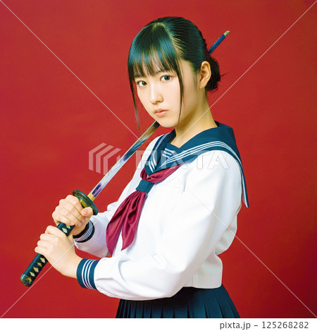 セラー服と日本刀 125268282