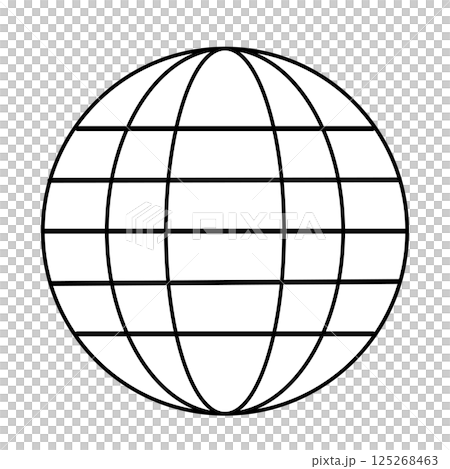 地球　シンプルアイコン 125268463