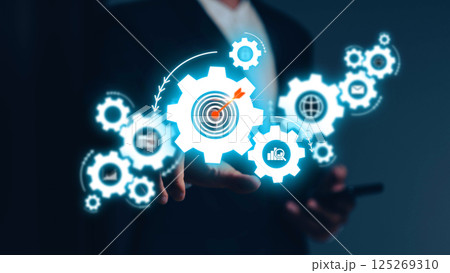 Step into the future of business with intelligent automation and a commitment to continuous productivity improvement. 125269310