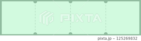 回数券風のコピースペース 回数券風のコピースペース 125269832