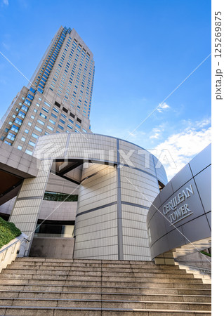 東京　渋谷区の都市風景　セルリアンタワー東急ホテル 125269875