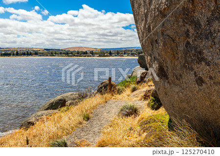Encounter Bay viewed from Granite Island on a day 125270410