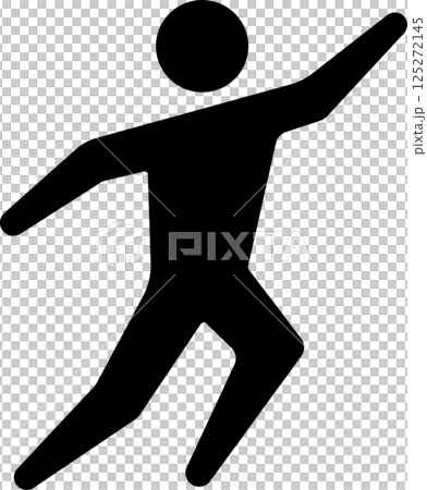 Dancing man icon 125272145