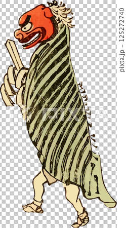 舞獅插圖素材 125272740