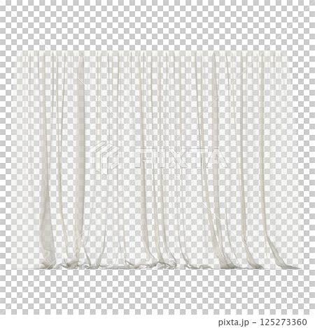 curtain isolated on a transparent background, interior decorations, 3D illustration, cg render curtain isolated on a transparent background, interior decorations, 3D illustration, cg render 125273360