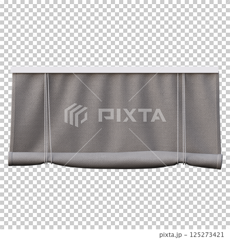 curtain isolated on a transparent background, interior decorations, 3D illustration, cg render curtain isolated on a transparent background, interior decorations, 3D illustration, cg render 125273421