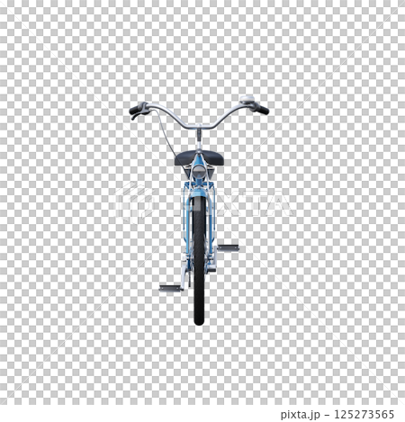 bicycle, isolate on a transparent background, 3d illustration, cg render bicycle, isolate on a transparent background, 3d illustration, cg render 125273565