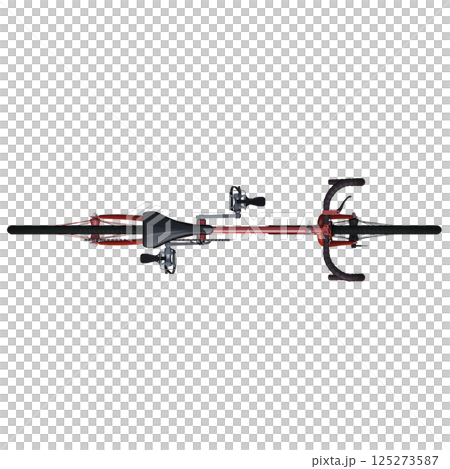 bicycle, isolate on a transparent background, 3d illustration, cg render bicycle, isolate on a transparent background, 3d illustration, cg render 125273587