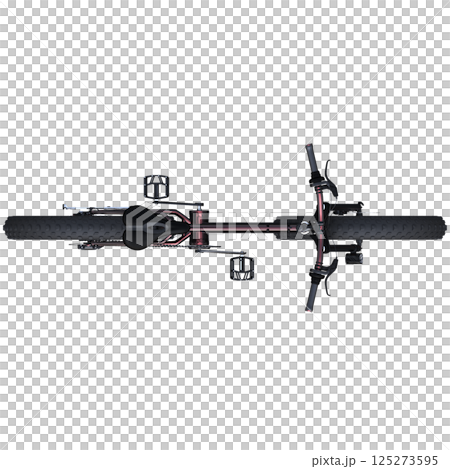 bicycle, isolate on a transparent background, 3d illustration, cg render bicycle, isolate on a transparent background, 3d illustration, cg render 125273595
