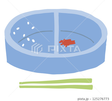 空のお弁当箱とお箸 空のお弁当箱とお箸 125276773