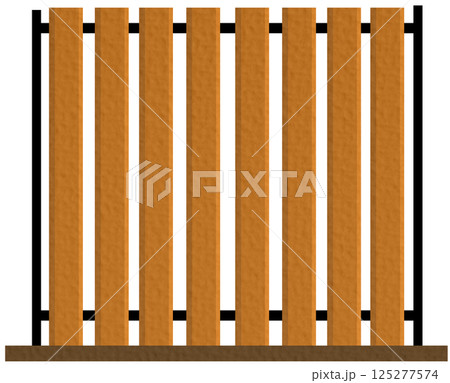 Wooden railing. Railing vector. railing on white background. wallpaper. free space for text. copy space. Wooden railing. Railing vector. railing on white background. wallpaper. free space for text. copy space. 125277574
