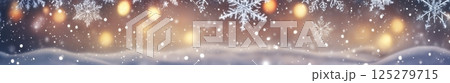 Festive abstract background with bokeh effect for New Year celebration 125279715