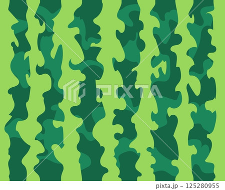 Watermelon skin pattern. Water melon rind seamless texture stripe background, watermelons summer delicious fruit berry stripes cover abstract wallpaper, neat vector illustration 125280955