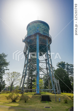 前橋市水道局　敷島浄水場　前橋市浄水場配水塔 125283749