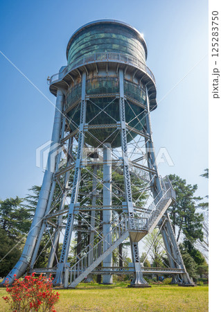 前橋市水道局　敷島浄水場　前橋市浄水場配水塔 125283750