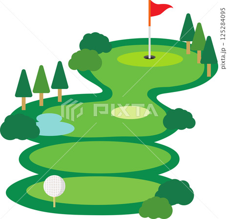 ゴルフコース ゴルフコース 125284095