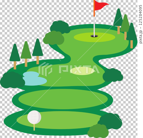 Golf course 125284095