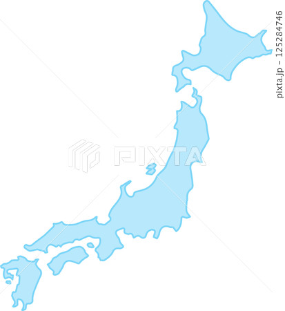 日本地図 日本地図 125284746