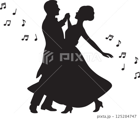 社交ダンスのイラスト素材 [125284747] - PIXTA