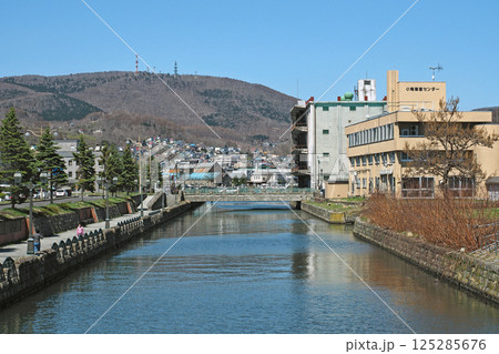 小樽運河　北運河方向 125285676