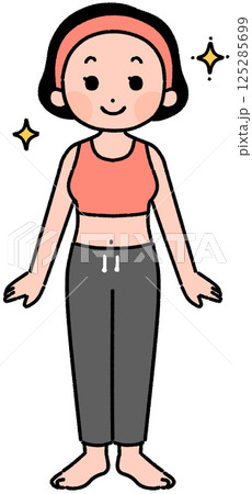 スリムな女性 スリムな女性 125285699