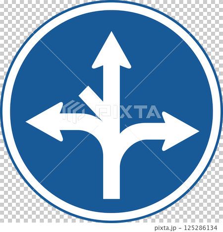 單色標誌圖示:禁止沿指定方向以外的任何方向通行 單色標誌圖示:禁止沿指定方向以外的任何方向通行 125286134