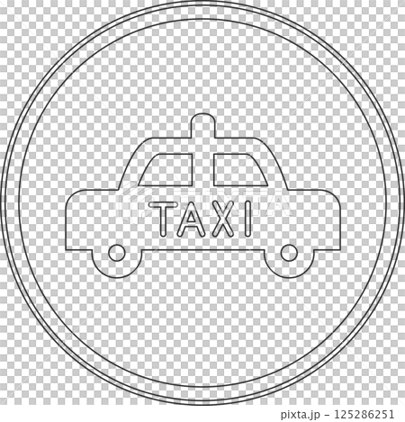 Line drawing of a sign (for authorized vehicles only) Line drawing of a sign (for authorized vehicles only) 125286251