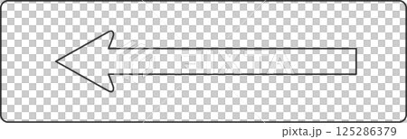 標誌的線條畫，單一插圖，結尾 125286379