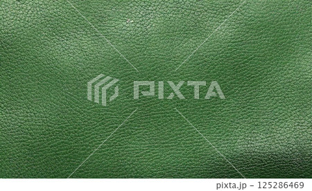 《AI画像》緑色の本革のテクスチャー 125286469
