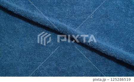 《AI画像》青いタオルの背景素材 《AI画像》青いタオルの背景素材 125286519