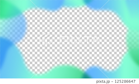 明るいグラデーションのフレーム画像 125286647