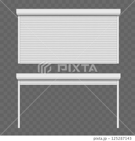 Roller shutter gates for garage 125287143