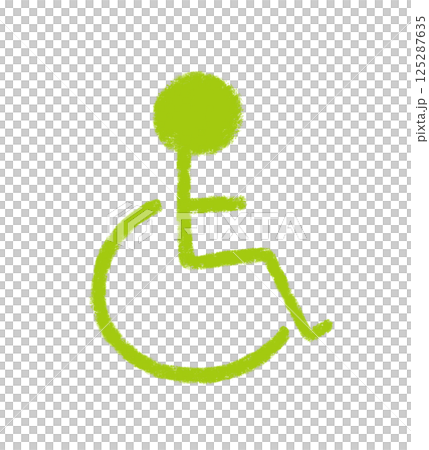 多目的トイレマーク　クレヨンタッチ 125287635