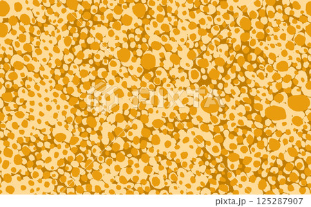 Abstract modern leopard seamless pattern. Animals trendy background. Beige decorative vector stock illustration for print, card, postcard, fabric, textile. Modern ornament of stylized skin 125287907