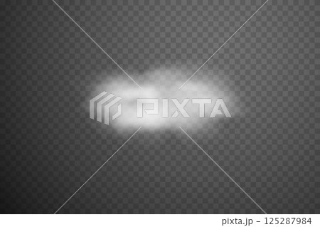 Smoke effect background. Realistic decorative fog in the air, vapor, creeping smoke puff. Layout of cloudy smog. Transparency vector illustration Smoke effect background. Realistic decorative fog in the air, vapor, creeping smoke puff. Layout of cloudy smog. Transparency vector illustration 125287984