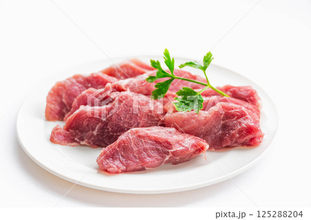豚モモ肉　赤身 125288204