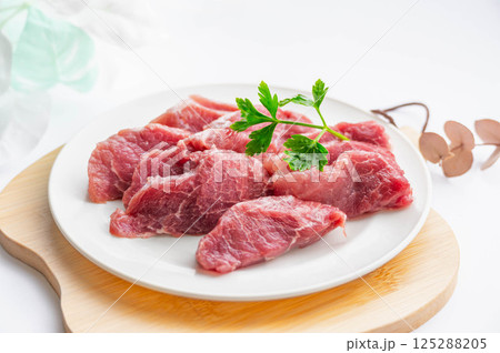 豚モモ肉　赤身 125288205