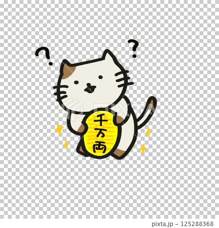 [Proverb] Giving a cat gold coins 125288368