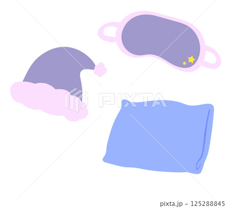睡眠アイテム　帽子、枕、アイマスク 125288845
