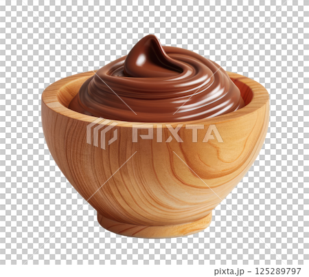 Bowl with Chocolate Paste Bowl with Chocolate Paste 125289797